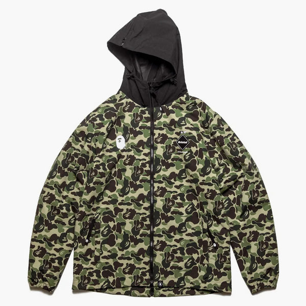 Bape X F.C.R.B. Separate practice jacket camo