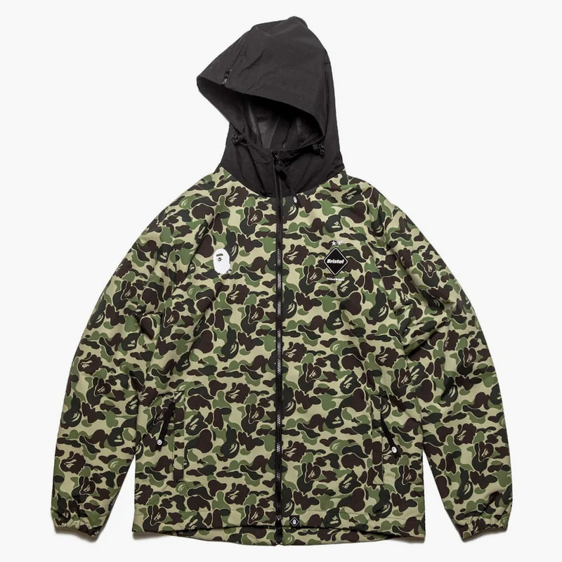 Bape X F.C.R.B. Separate practice jacket camo
