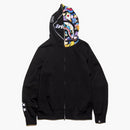 Bape X F.C.R.B. Shark Full Zip Hoodie Black