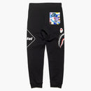 Bape X F.C.R.B. Shark Sweatpants Black