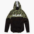 Bape X F.C.R.B. Ventilation hoodie black
