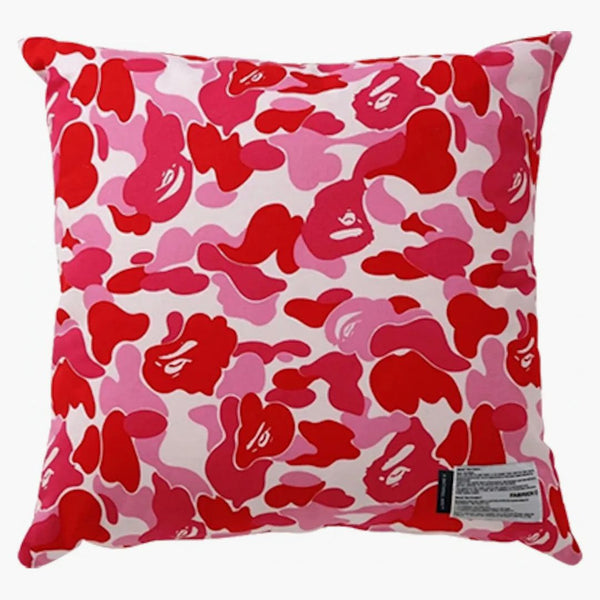 Bape X Fabrick ABC Camo Square Cushion Pink
