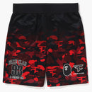 Bape X Fate Clan Game Shorts Red