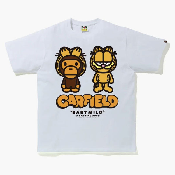 BAPE X Garfield #1 Tee White
