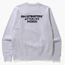 Bape X Ghostbusters Ape Head Crewneck White