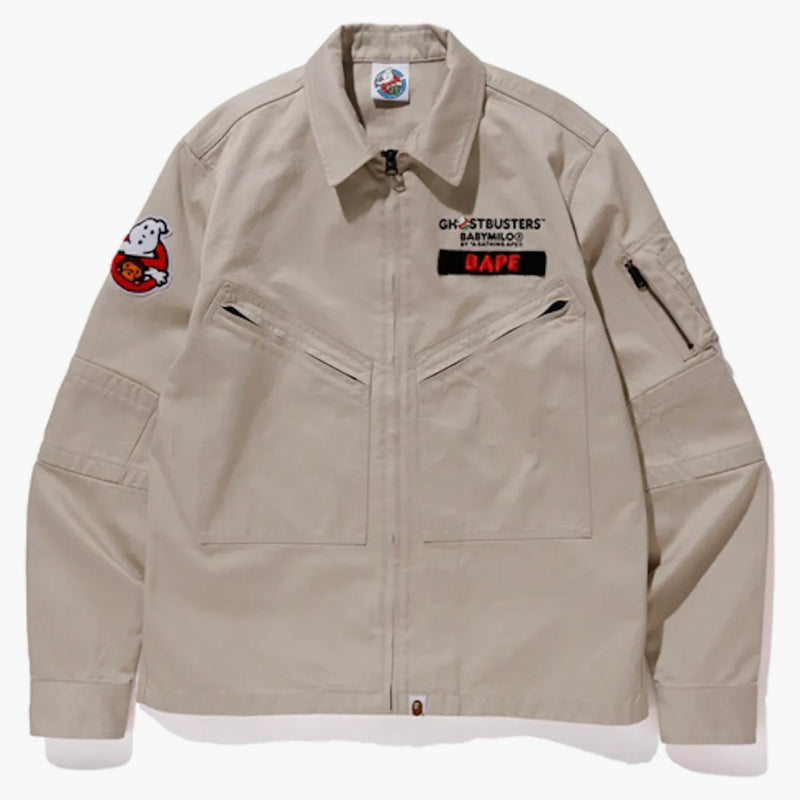Bape X Ghostbusters Baby Milo Shirt Beige