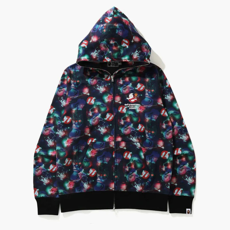 Bape X Ghostbusters Camo Full Zip Hoodie Multi