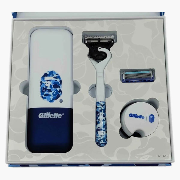Bape X Gillette Limited Edition Razor (Large Box Set, 1 Spare Razor)