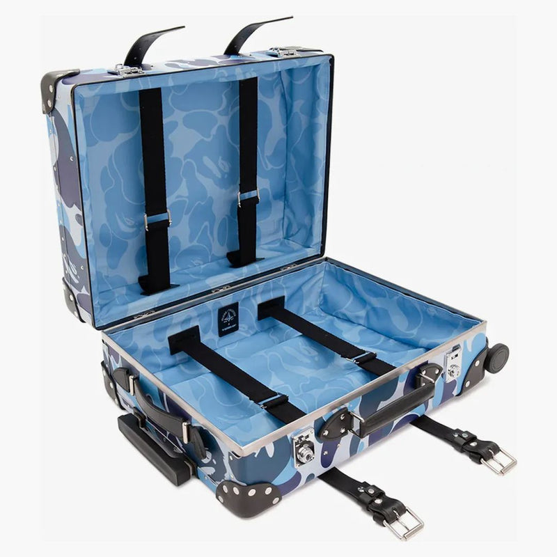 Bape X Globe-trotter Large 20" Carry-on Bag Blue
