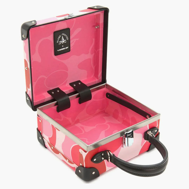 Bape X Globe-trotter London Square Bag Pink
