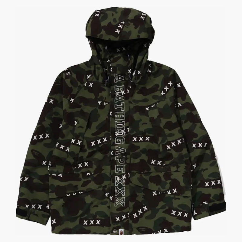 Bape X God Selection XXX Snowboard Jacket Green