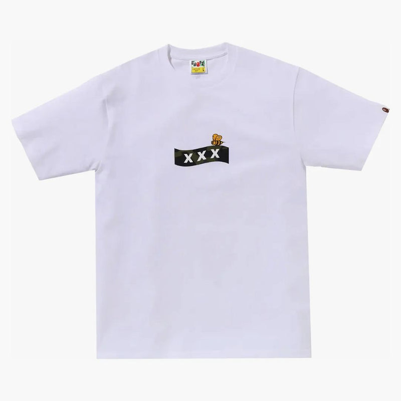 BAPE X God Selezione xxx tee bianco