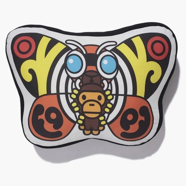Bape X Godzilla Mothra Cushion Orange
