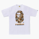 Bape x Grip Swany od koupání opice Tee White