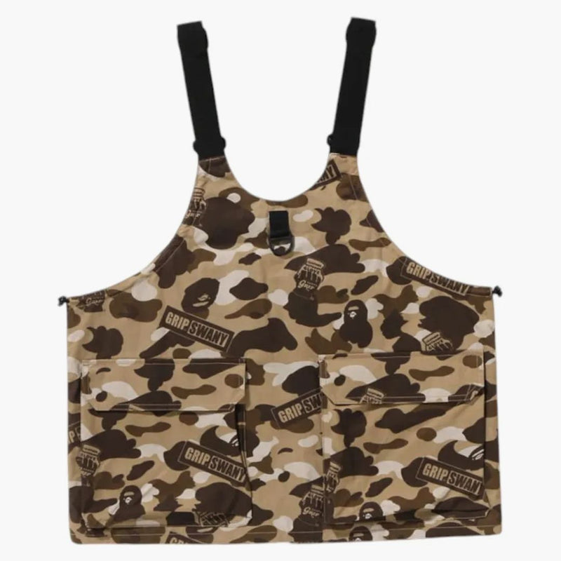 Bape x Grip Swany Gr Camo Fireroof Gear Bag Vest Beige