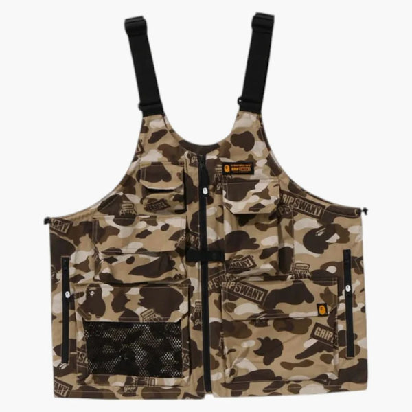 Bape X Grip Swany Gr Camo Fireproof Gear Bag Vest Beige