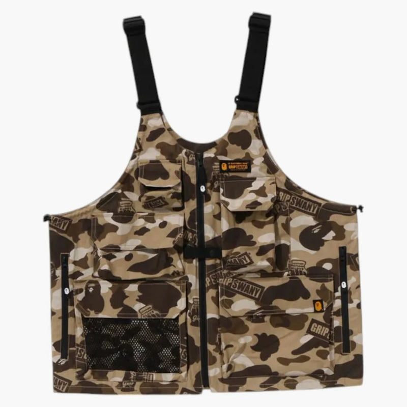 Bape x Grip Swany Gr Camo Fireroof Gear Bag Vest Beige
