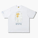 Bape X Hajime Sorayama Ape Head Tee White