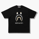 BAPE X HAJIME Sorayama Shark Tea Svart