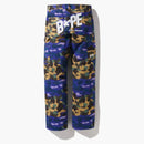 Bape X Heron Preston Mix 1st Camo Duck Painter Pants Purple