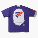 Bape X Heron Preston Relaxed Fit Tee Purple