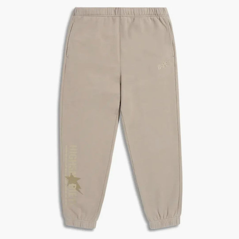 Bape X Highsnobiety Sweat Pants beige