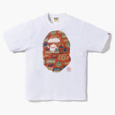 Bape X Hot Wheels Ape Head Tee White