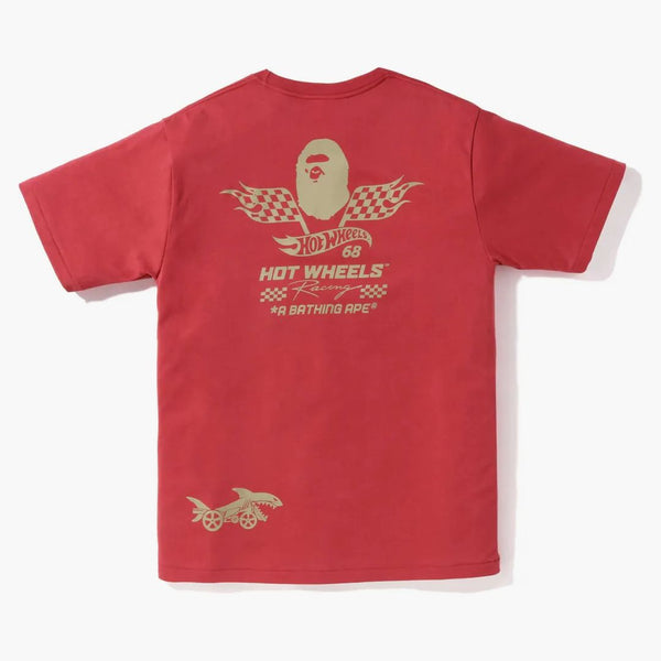 BAPE X HOT WHEELS AUTO TEA ESCLUSIVO ROSSO