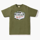 BAPE X Hot Wheels Car Tee Olive Drab