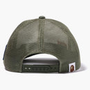 Bape X Hot Wheels Mesh Cap Olive DRAB