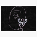 Bape X Inter Miami CF Camo Pullover Hoodie Black