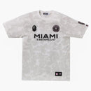 Bape X Inter Miami Cf Camo Tee White