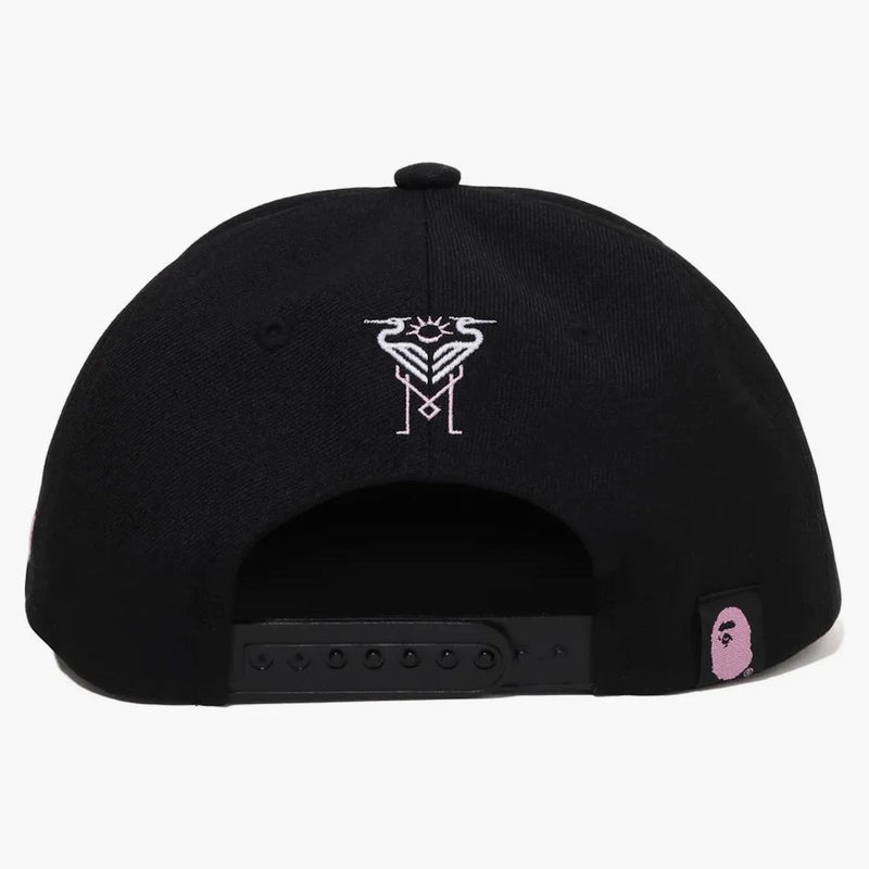 Bape X Inter Miami CF Snapback Cap Black