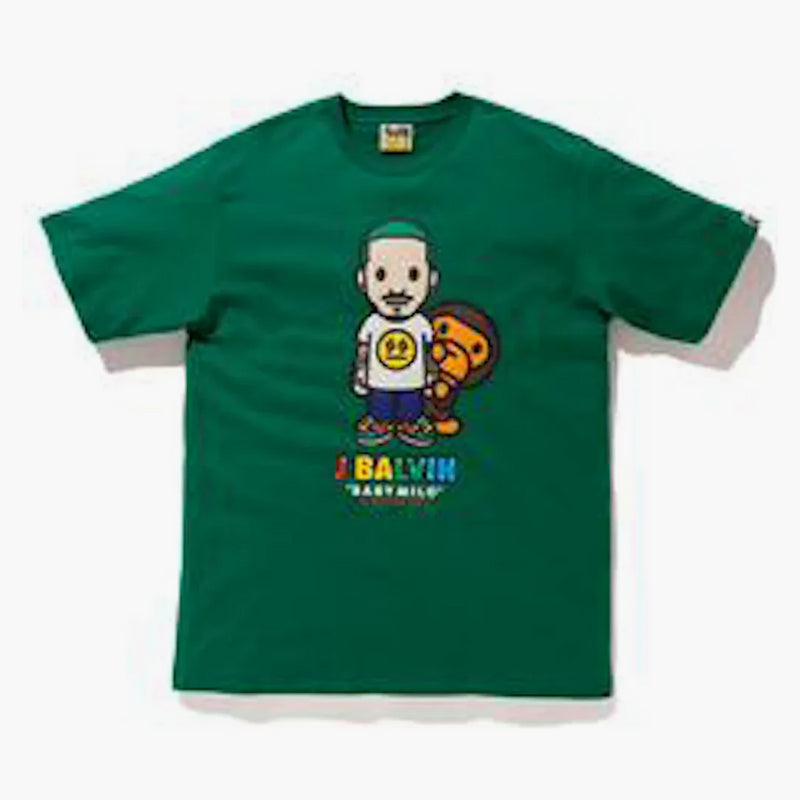 Bape X J Balvin Peeping Milo Tea Green