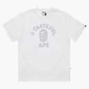 Bape X JJJOUND COLLEGE TEE White