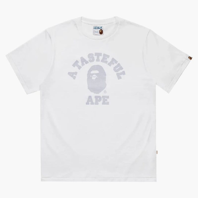Bape X JJJOUND COLLEGE TEE White