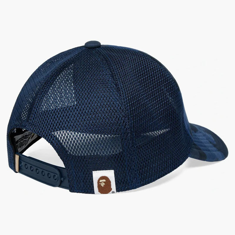 BAPE X JJJound Color Camo College Mesh Cap Navy
