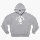 Bape X Jjjound Relaxed Classic College Pullover Hoodie Gray