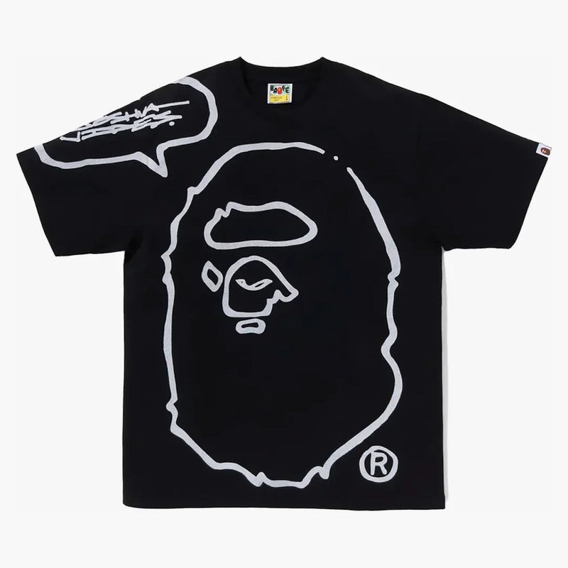 Bape x Joshua Vides Ape Head Tea Black