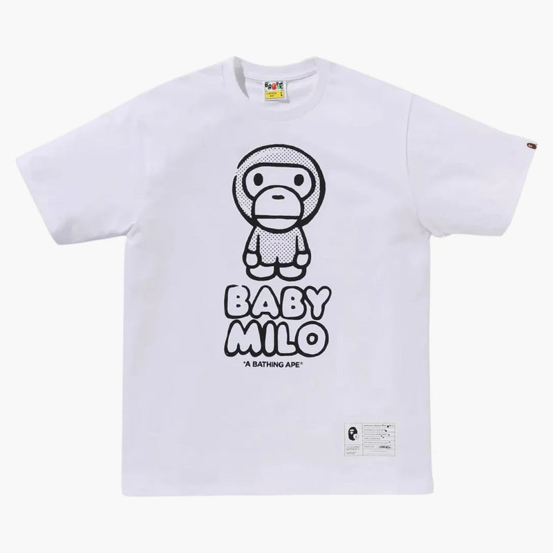 BAPE X Joshua Vides Baby Milo Tea White