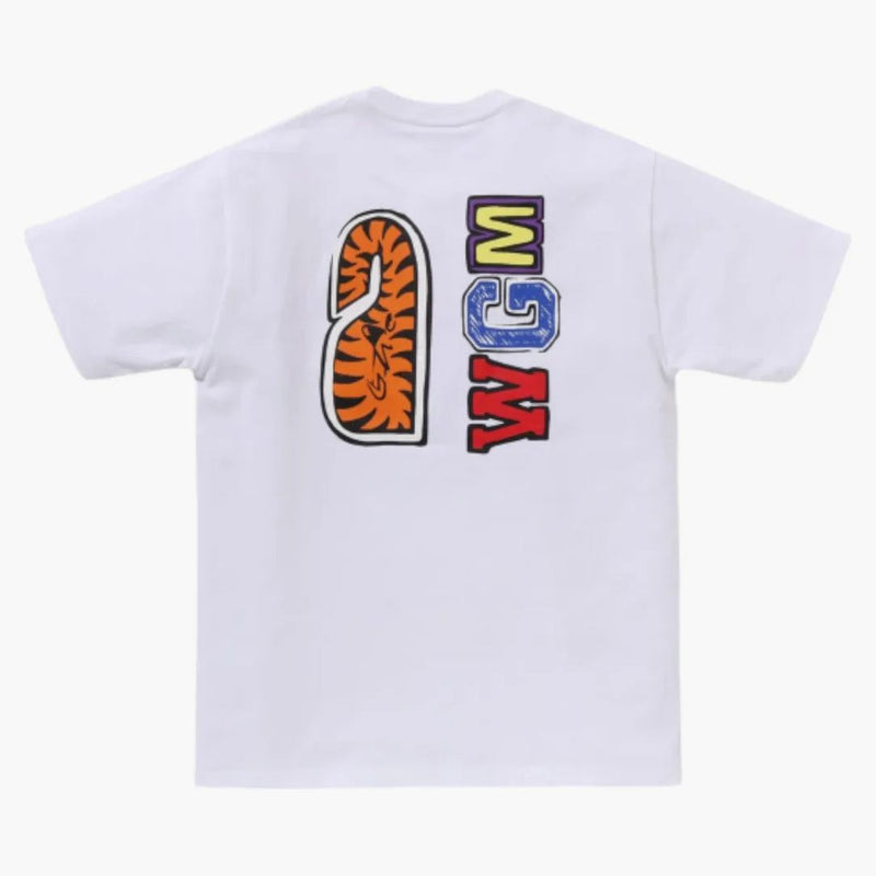 Bape X Joshua Vides Milo Shark Tee White