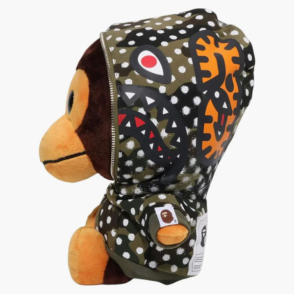 BAPE X JOSHUA VIDES SHARK BABY MILO 35CM BOLL GREEN