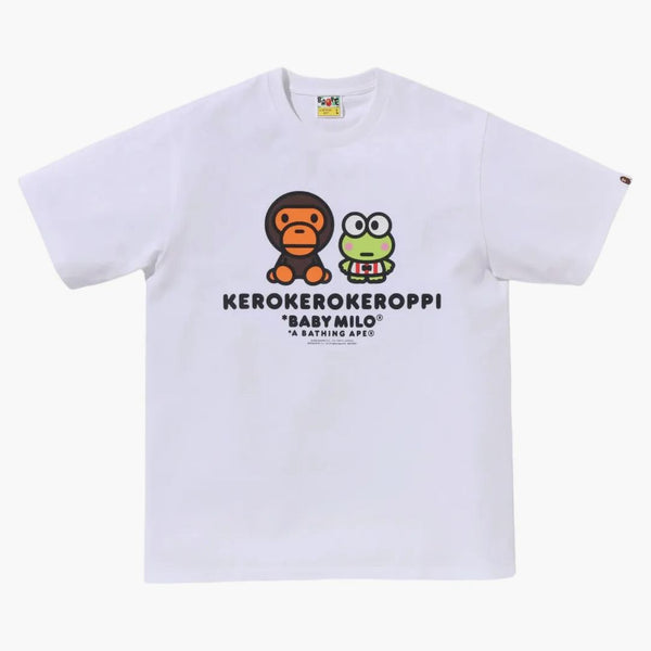 Bape X Kerokerokeroppi Baby Milo Tee White
