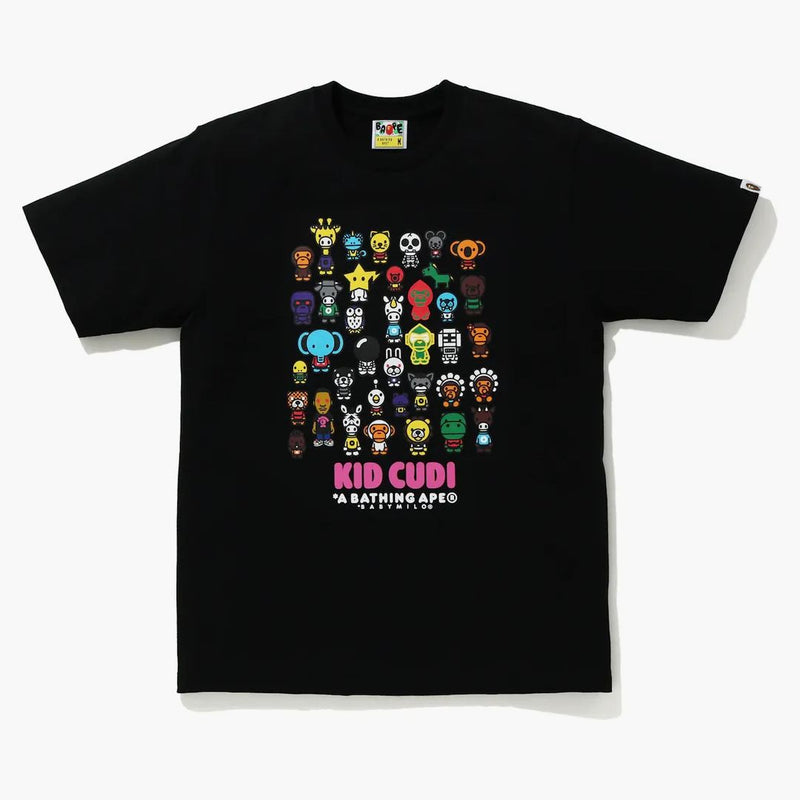 Bape X Kid Cudi Baby Milo Friends Tea Black