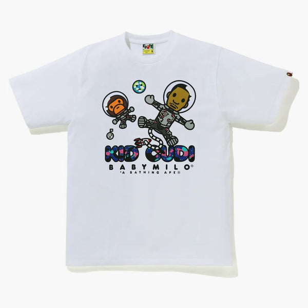BAPE X Kid Cudi Baby Milo Moon Man Tea White White