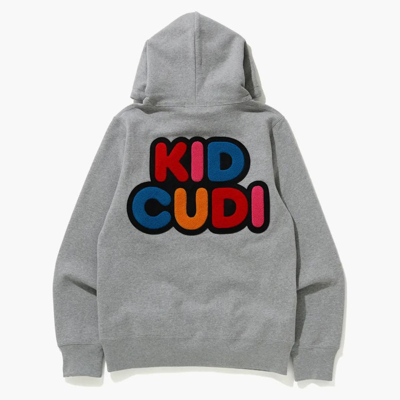 BAPE X Kid Cudi Baby Milo Publiver Hoodie Grey