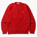 Bape X Kid Cudi Cardigan Red