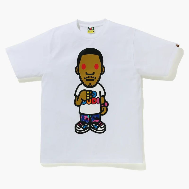 Bape X Kid Cudi Tee White