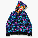 Bape x kid cudi tiger full zip hoodie multi