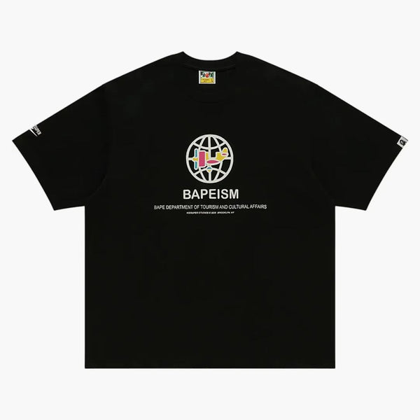 Bape X Kidsuper Bapeism Logo Tee Black